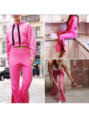 NWT WESLEY Lafayette Track Pants Electric Pink S